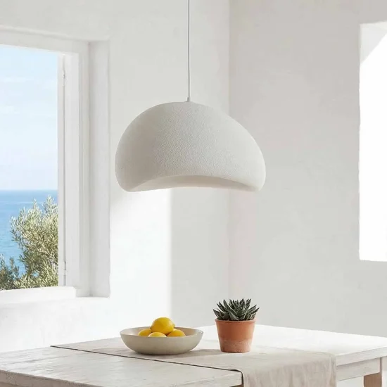 LAMPADA DA SOFFITTO 1 LUCE E27 50CM BIANCA VANIA