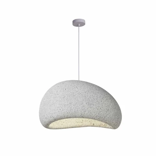 LAMPADA DA SOFFITTO 1 LUCE E27 40CM GRIGIA EFFETTO PIETRA DIONE