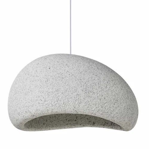 LAMPADA DA SOFFITTO 1 LUCE E27 50CM GRIGIA EFFETTO PIETRA DIONE
