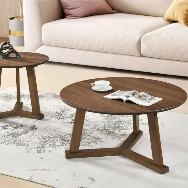 TAVOLO DA CENTRO DAFNE 90 CM NOCE MDF