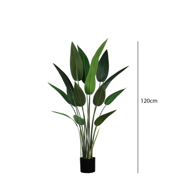 PIANTA ARTIFICIALE STRELITZIA 120 CM