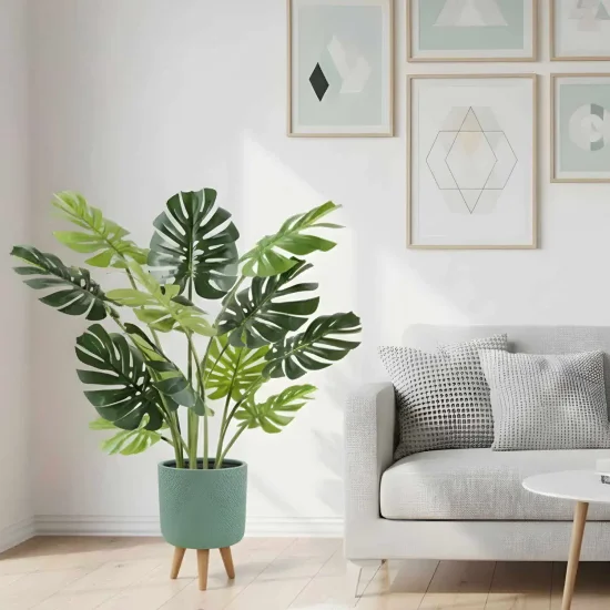 PIANTA ARTIFICIALE MONSTERA 120CM