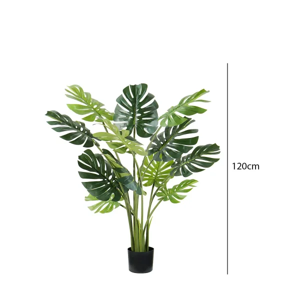 PIANTA ARTIFICIALE MONSTERA 120CM