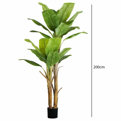 PIANTA ARTIFICIALE BANANO 200 CM