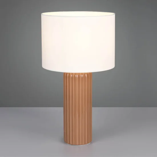 LAMPADA DA TAVOLO IN CERAMICA MOKKA E27 51CM THALEN