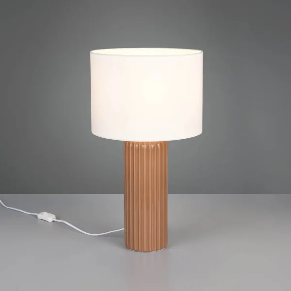 LAMPADA DA TAVOLO IN CERAMICA MOKKA E27 51CM THALEN