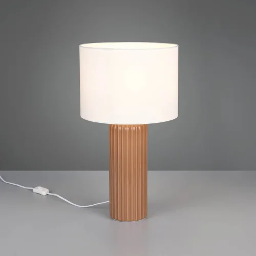 LAMPADA DA TAVOLO IN CERAMICA MOKKA E27 51CM THALEN