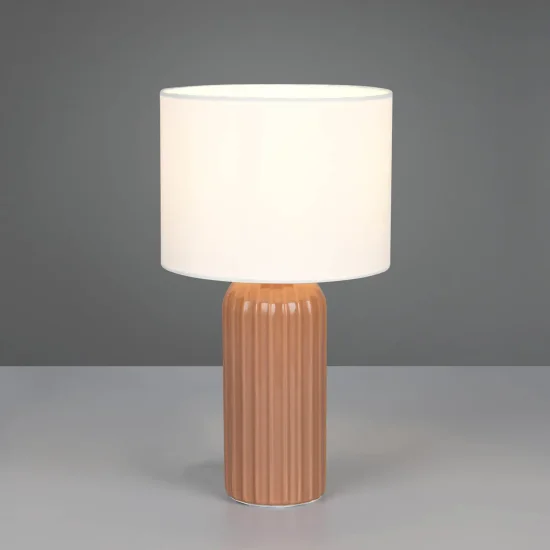LAMPADA DA TAVOLO IN CERAMICA MOKKA E27 36CM THALEN