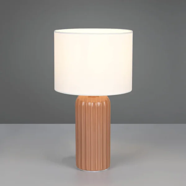 LAMPADA DA TAVOLO IN CERAMICA MOKKA E27 36CM THALEN