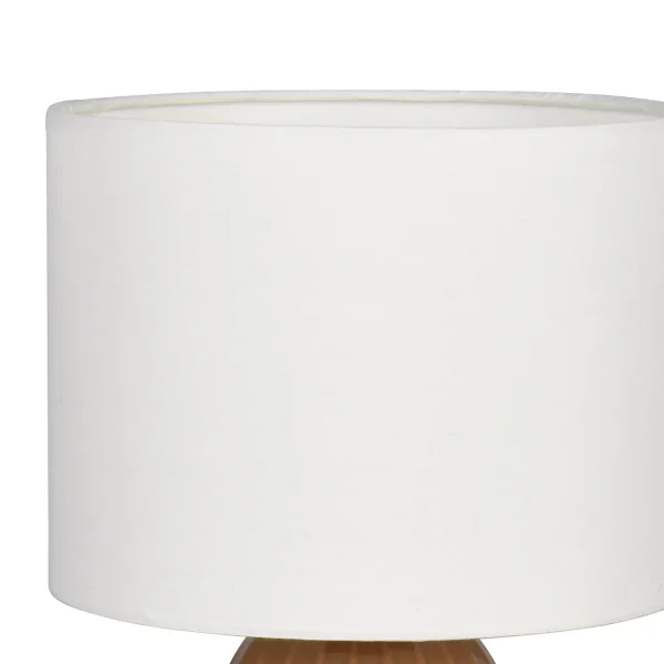 LAMPADA DA TAVOLO IN CERAMICA MOKKA E27 36CM THALEN