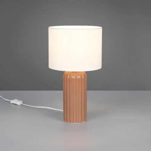LAMPADA DA TAVOLO IN CERAMICA MOKKA E27 36CM THALEN