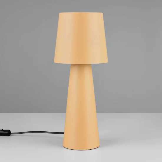 LAMPADA DA TAVOLO IN METALLO BEIGE E27 OBELVIA 2