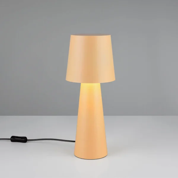 LAMPADA DA TAVOLO IN METALLO BEIGE E27 OBELVIA
