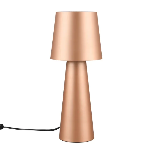 LAMPADA DA TAVOLO IN METALLO MARRONE E27 OBELVIA