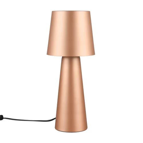 LAMPADA DA TAVOLO IN METALLO MARRONE E27 OBELVIA