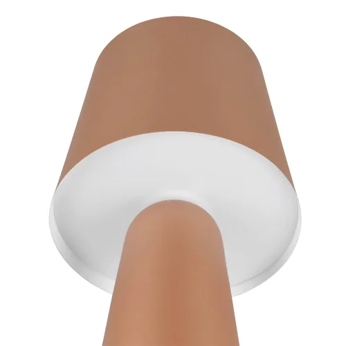 LAMPADA DA TAVOLO IN METALLO MARRONE E27 OBELVIA