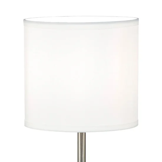 LAMPADA DA TAVOLO METALLO NICHEL SATINATO E14 MIRABELLA 2