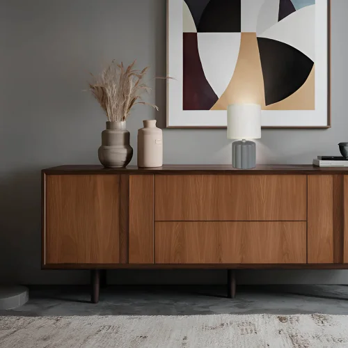 LAMPADA DA TAVOLO CERAMICA GRIGIA E14 BONNIE