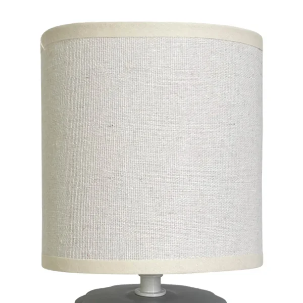 LAMPADA DA TAVOLO CERAMICA GRIGIA E14 BONNIE