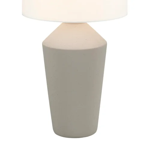 LAMPADA DA TAVOLO IN CERAMICA TAUPE 52 CM BASILEA
