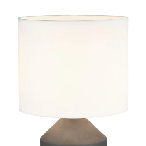 LAMPADA DA TAVOLO IN CERAMICA MARRONE 52 CM BASILEA