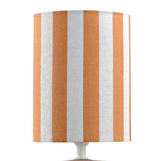 LAMPADA DA TAVOLO IN CERAMICA MARRONE E14 27 CM ZAIRE 2