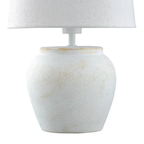 LAMPADA DA TAVOLO IN CERAMICA BIANCA E27 AYLA