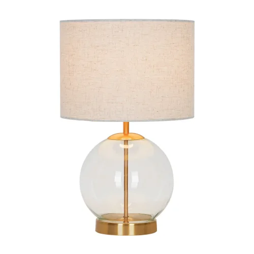 LAMPADA DA TAVOLO METALLO OTTONE E27 45CM MIREL