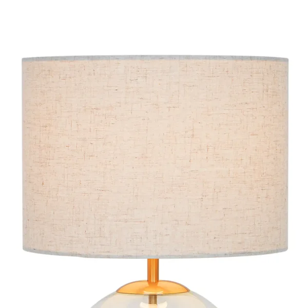 LAMPADA DA TAVOLO METALLO OTTONE E27 45CM MIREL