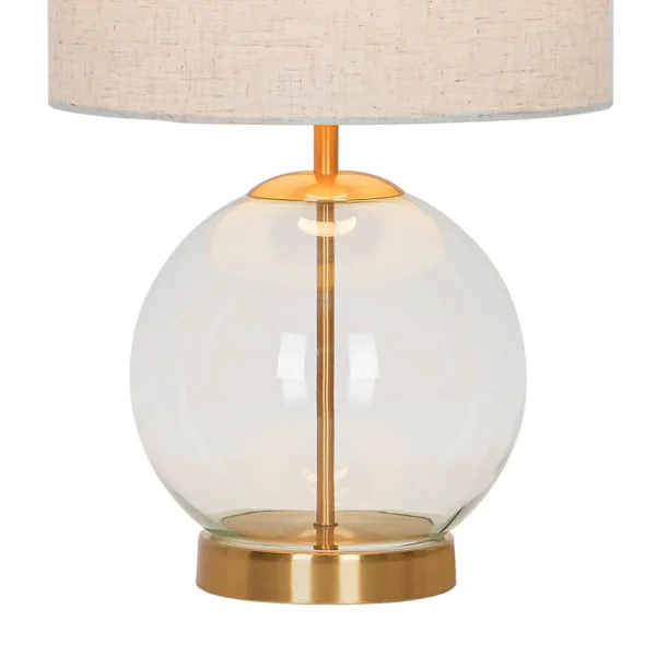 LAMPADA DA TAVOLO METALLO OTTONE E27 45CM MIREL