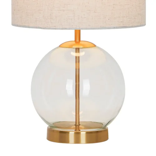 LAMPADA DA TAVOLO METALLO OTTONE E27 45CM MIREL