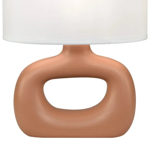 LAMPADA DA TAVOLO CERAMICA TERRACOTTA E14 MALDEN