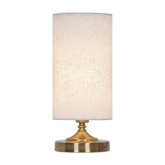 LAMPADA DA TAVOLO IN METALLO BRONZO INVECCHIATO E14 TRIELLA