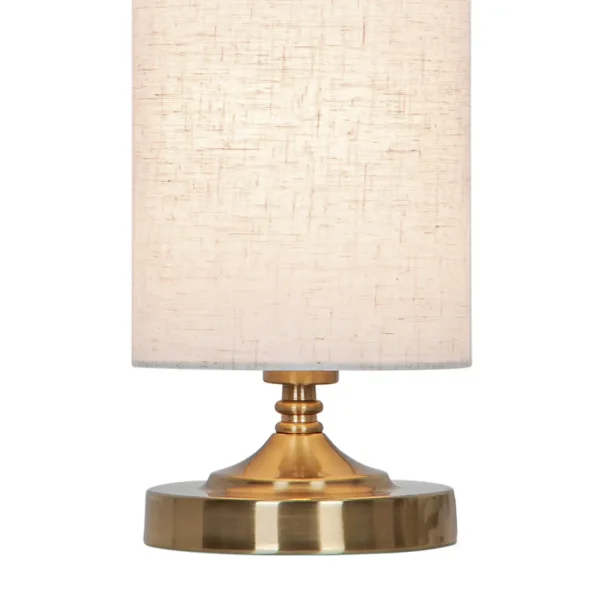 LAMPADA DA TAVOLO IN METALLO BRONZO INVECCHIATO E14 TRIELLA