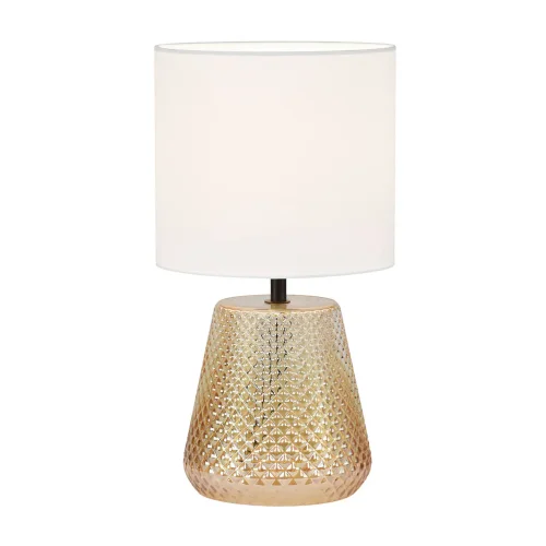 LAMPADA DA TAVOLO IN VETRO AMBRA E27 DEKI