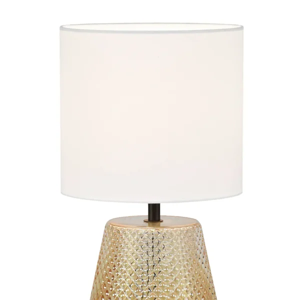 LAMPADA DA TAVOLO IN VETRO AMBRA E27 DEKI