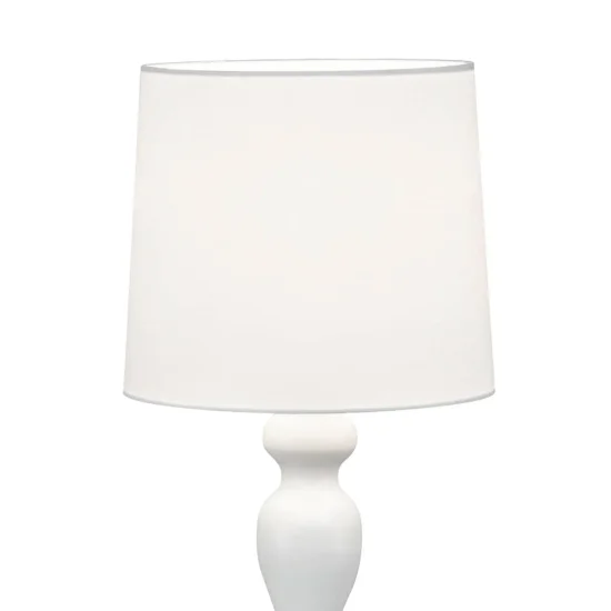 LAMPADA DA TAVOLO IN METALLO BIANCO E27 ARLISSE 2