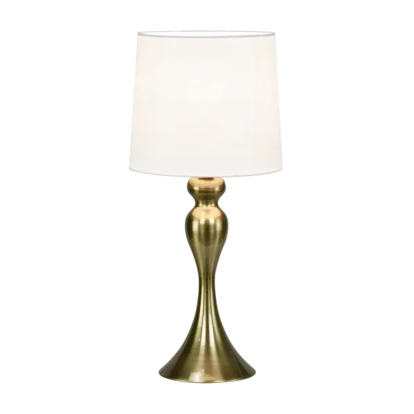 LAMPADA DA TAVOLO IN METALLO BRONZO INVECCIATO E27 ARLISSE