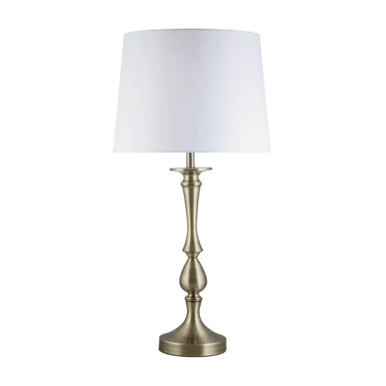 LAMPADA DA TAVOLO IN METALLO BRONZO INVECHIATO E27 70CM TURELL
