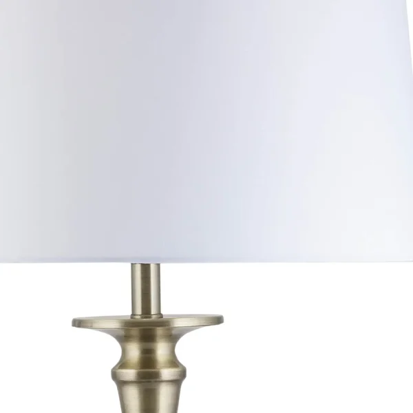 LAMPADA DA TAVOLO IN METALLO BRONZO INVECHIATO E27 70CM TURELL