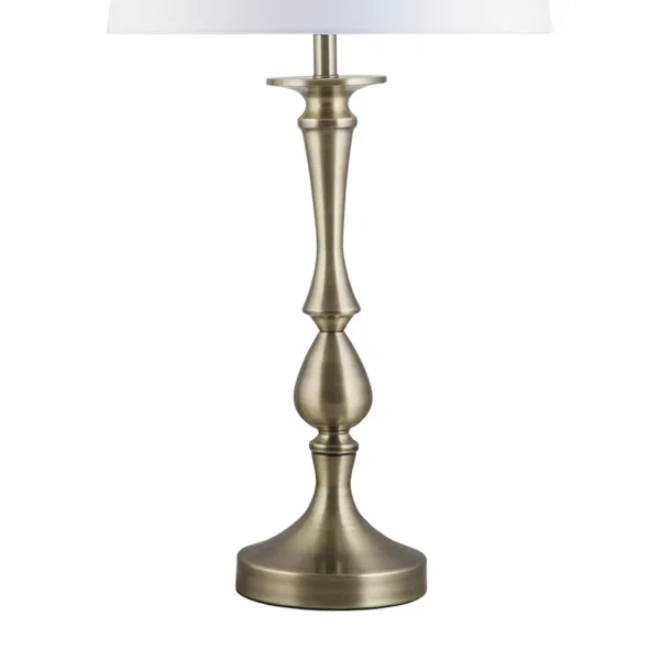 LAMPADA DA TAVOLO IN METALLO BRONZO INVECHIATO E27 70CM TURELL