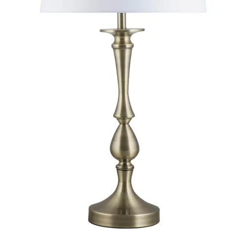 LAMPADA DA TAVOLO IN METALLO BRONZO INVECHIATO E27 70CM TURELL