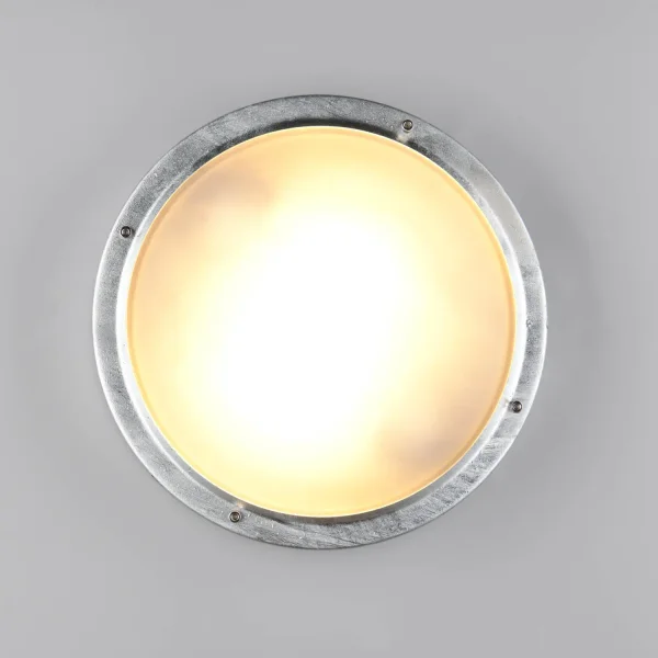APPLIQUE DA ESTERNO E27 METALLO ZINCO IP54 BASILIO