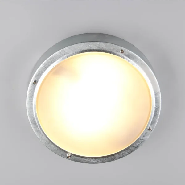 APPLIQUE DA ESTERNO E27 METALLO ZINCO IP54 BASILIO