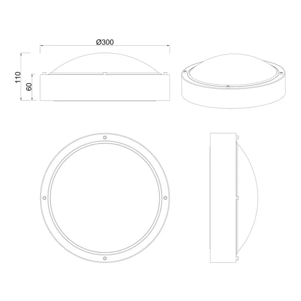 APPLIQUE DA ESTERNO E27 METALLO ZINCO IP54 BASILIO