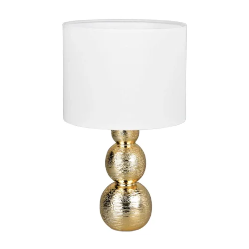 LAMPADA DA TAVOLO IN CERAMICA ARGENTATA E27 MIRIEL