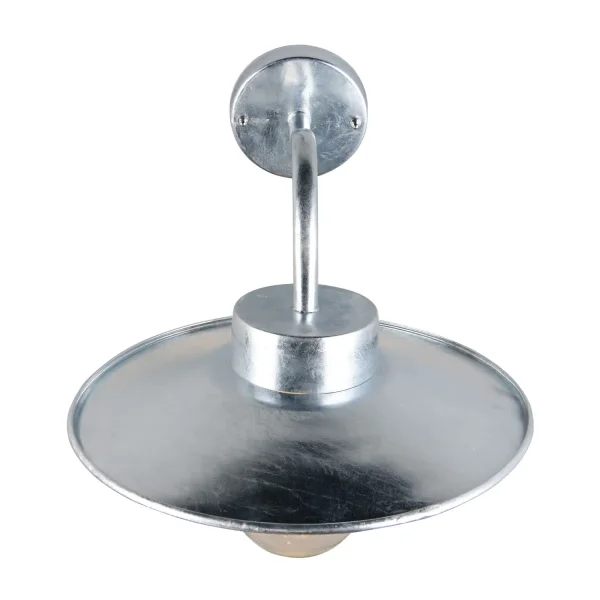 APPLIQUE DA ESTERNO E27 METALLO ZINCO IP44 NERINE