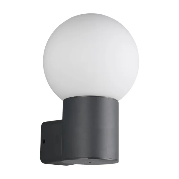 APPLIQUE DA ESTERNO E27 IN ALLUMINIO ANTRACITE IP44 LAUREL