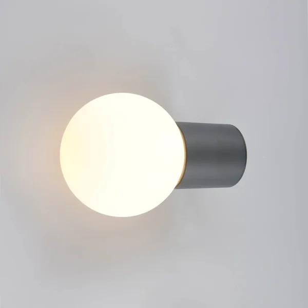 APPLIQUE DA ESTERNO E27 IN ALLUMINIO ANTRACITE IP44 LAUREL