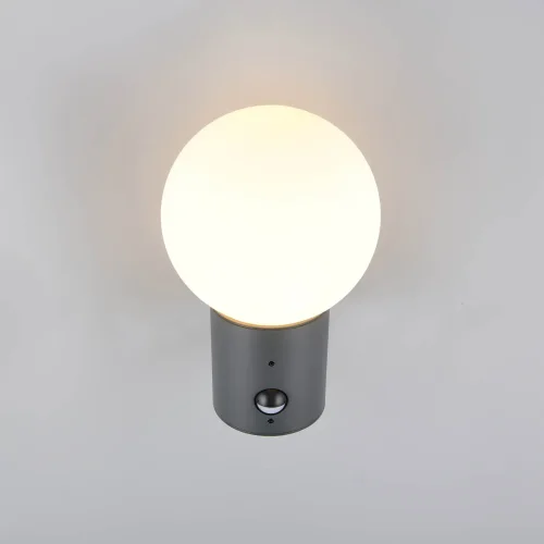 APPLIQUE DA ESTERNO E27 CON SENSORE ALLUMINIO ANTRACITE IP44 LAUREL